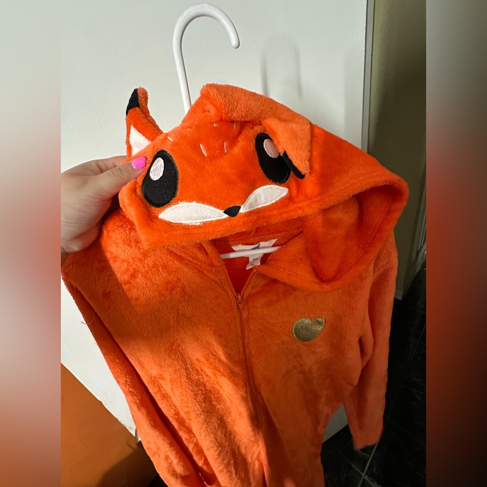 Cozy Orange Fox Pajama Set